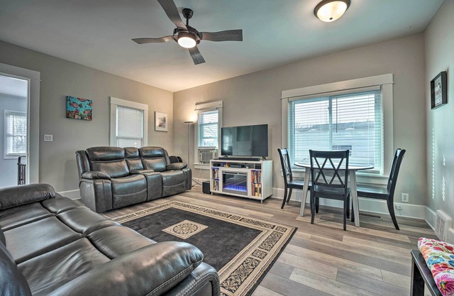 Home 1 Block to Lake w/ Private Beach Access!