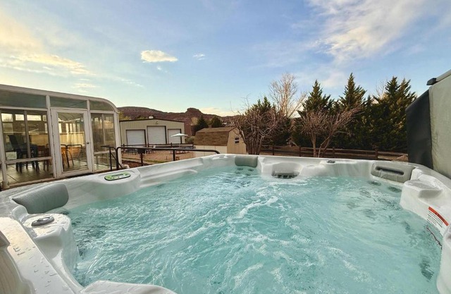 Home near Zion with private hot tub Sleeps 10