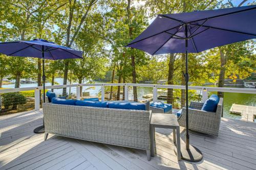 Hot Springs Lakefront Home with Dock and Water Views!