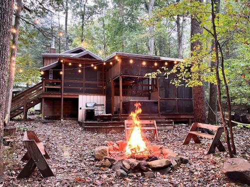 Hot Tub Fire Pit Grill Sleeping Porch & More