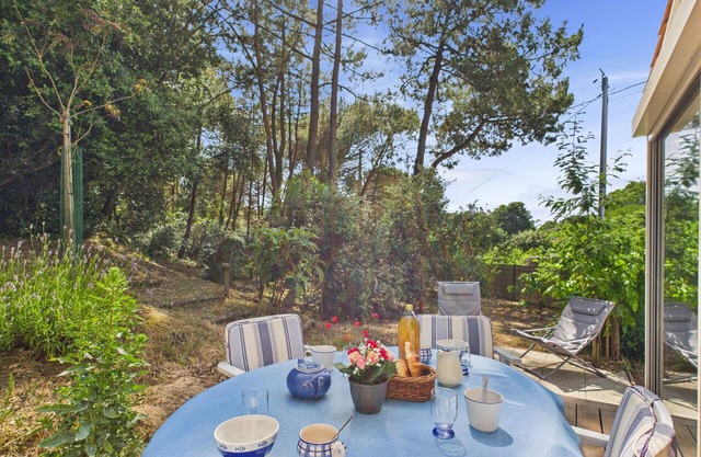 Casa en Les Conches, jardín, 4 personas