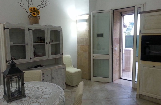 Casa en el pueblo, con vistas al mar terraza, para unas vacaciones en Salento