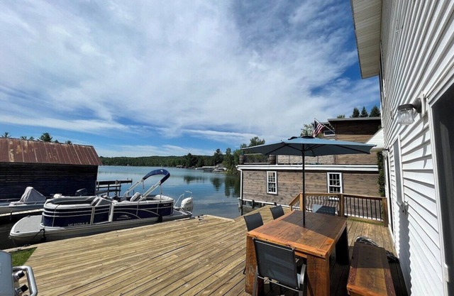 House On Torch Lake Near Sandbar
