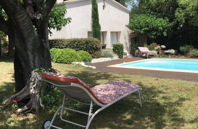 Mas con hermoso jardín y piscina privada protegida por cerca de Montpellier