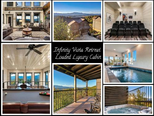 Infinity Vista Retreat - 5BR, Smoky Mountain Views Pool, HotTub