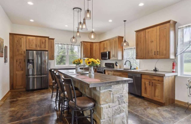 Stunning house on Isabelle Creek in Esdaile, WI!