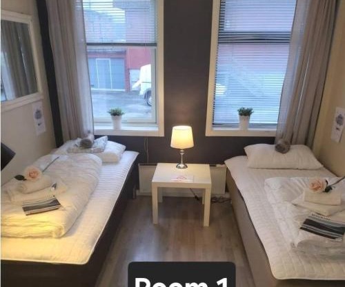 Koselig rom i sentrum Gratis Wifi og Parkering Rom 1
