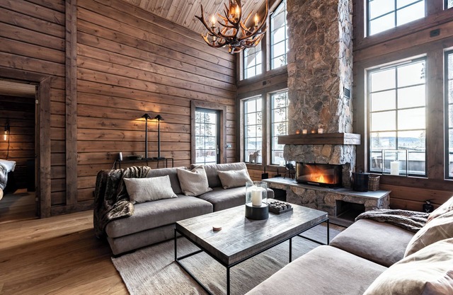 Kronhjorten – Panoramic Mountain View & Fireplace | Idre