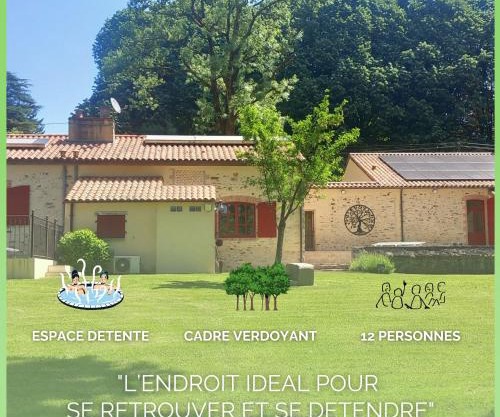 La Minoterie Pause Zen, Spa & Piscine privés 12 personnes