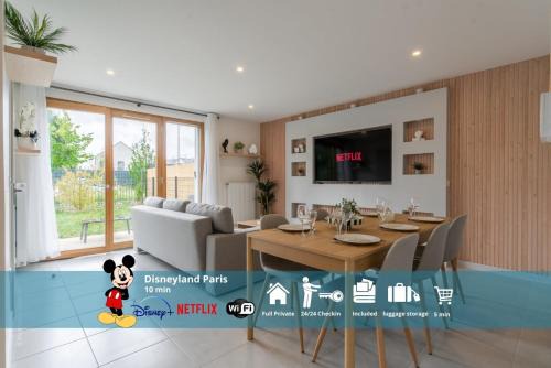 La Villa Maupiti, 12pers, 7 min Disneyland Paris