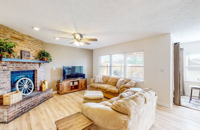 Laid-Back Indy Home with Patio, Grill, Firepit Area, Smart TVs - Dog-Friendly