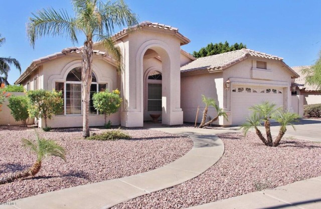 Lake front house in Arrowhead Lakes community.
