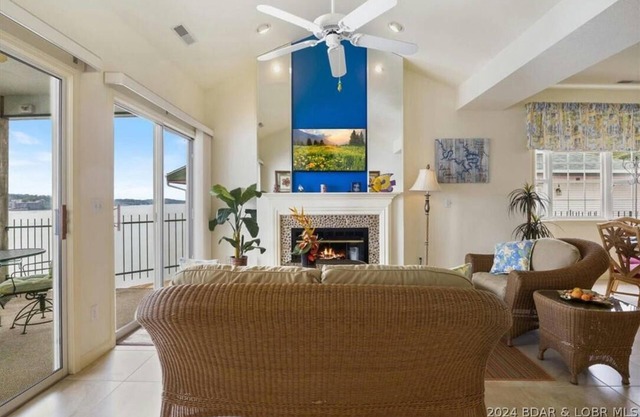 Lake views for miles! 3 BR, 2 BA, 3rd floor condo in Harbour Towne, Lake Ozark.