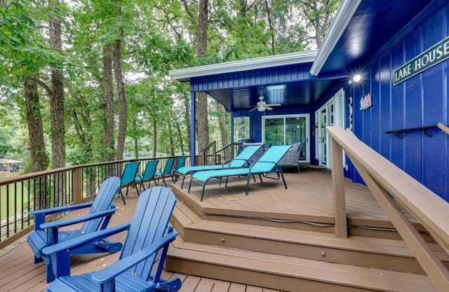 Lakefront Hot Springs Vacation Rental with Dock!