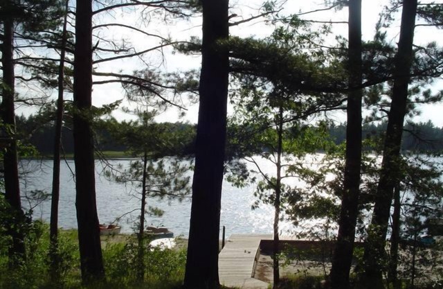 Inicio de sesión en el lago Wequas, se admiten perros, chimenea, barcos gratis