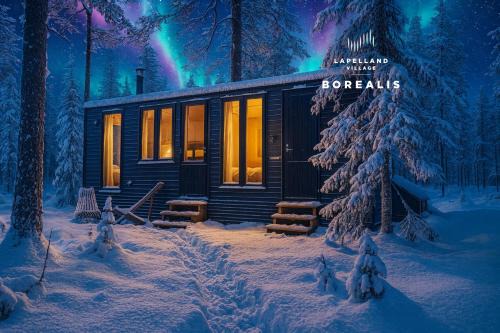 Lapelland Village - Borealis Village with a Nature View, Fireplace, Sauna, Kitchen