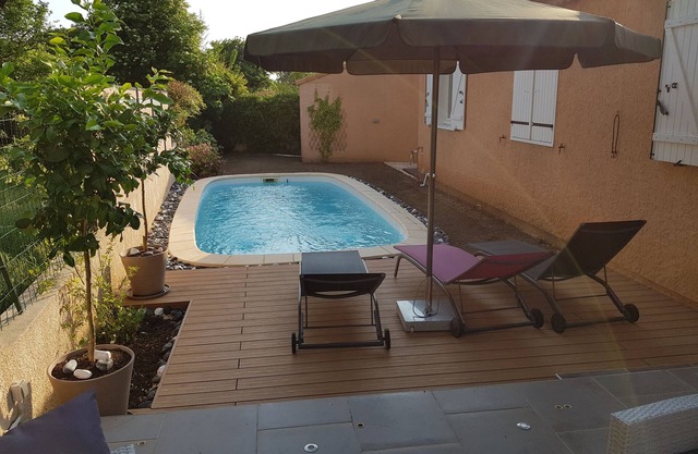 Gran casa con piscina cerca de la Costa Azul