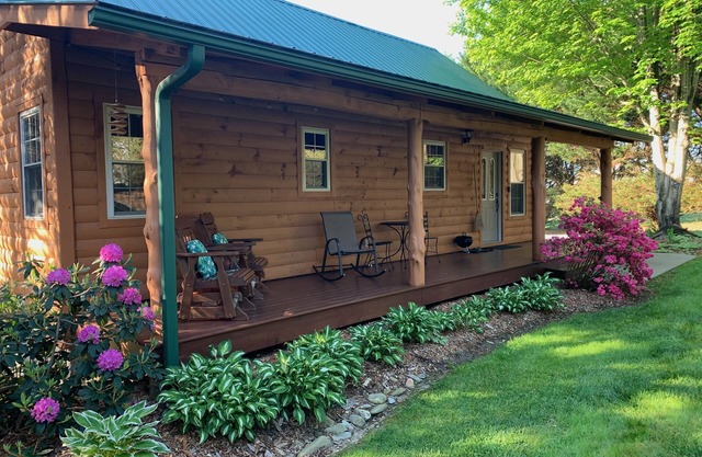 Lujosa y acogedora cabaña enclavada en Mtn rural. Belleza. Acceso ez