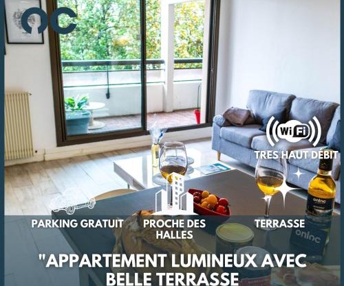 Le Sperata - Bel appartement en centre ville avec 2 chambres, terrasse et parking