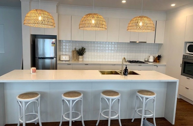 Light & Airy Beach Retreat with a pool