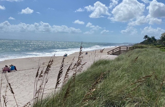 Location Location Location!! Steps to the beautiful beach and village!