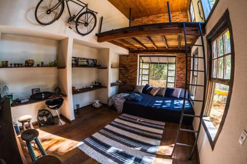 Loft com vista para montanha e lagoa 2 - Inhotim