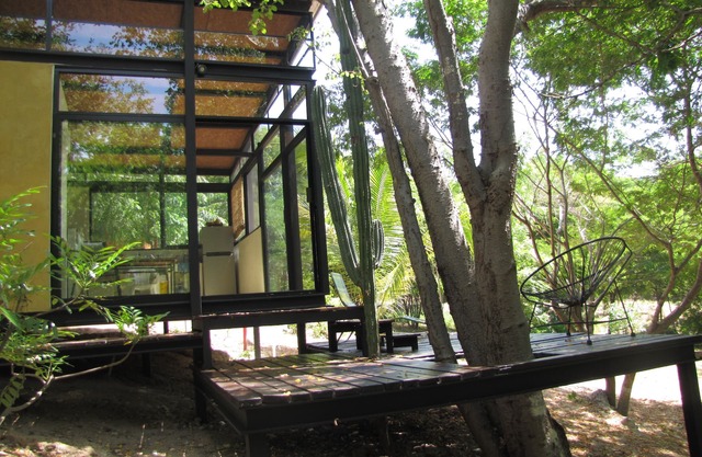 Loft, cama Queen y cama individual, cocina-comedor-terraza exterior