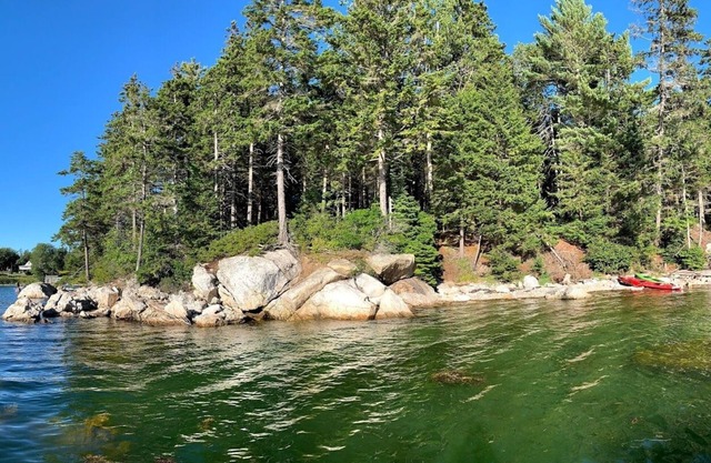 Log Cabin en el océano!