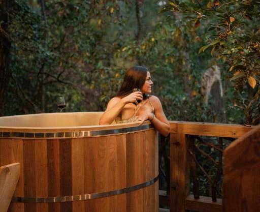 Log Cabin with Mountain View and Privacy