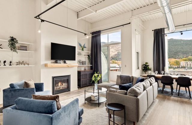 Lounging in the Lofts | Renovated, A/C, Fireplace!