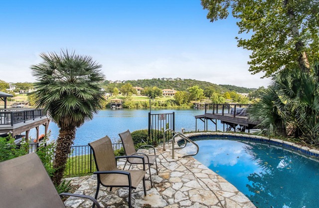 Luxe Lake Austin Estate with Pool & 2-Story Boat Dock Overlooking the Water
