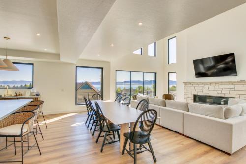 Luxe Retreat with Theater Room Walk to Bear Lake!
