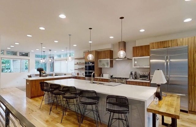 Luxury Denver Townhome w/ Golf Simulator & Sunset Rooftop Deck