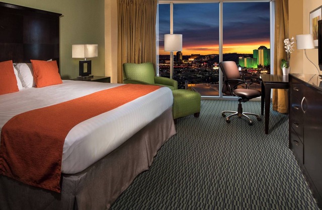 Luxury Guest Room at Aquarius Casino Resort