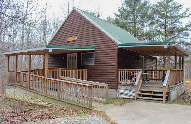 Lujoso-Hawk's Nest Cabin-Vista al bosque-Cabaña-Baño Privado