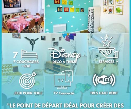 Maison WonderLodge - Déco Disney - Jeux pour tous - Proche Disney et Paris