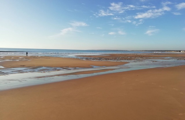 Casita 4 personas a 700 m de la playa con piscina