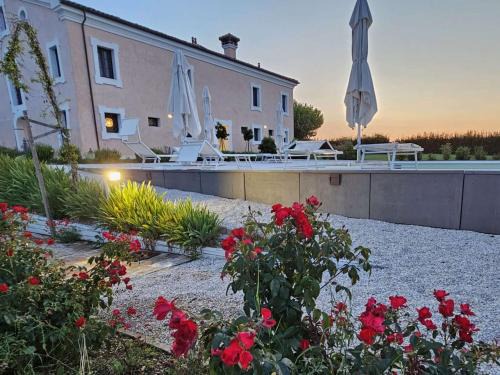 Manor in Marche with Pool & Adriatic Views