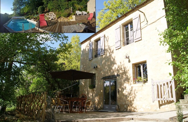Casa Marianne y piscina en el corazón de la naturaleza del Périgord Negro
