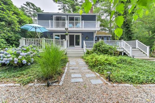 Mashpee House with Wraparound Deck Steps to Beach!