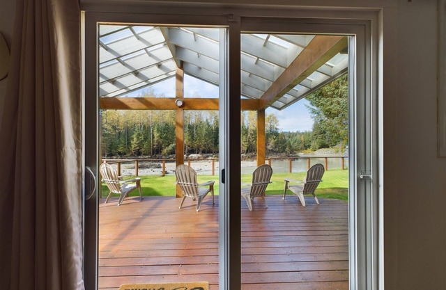 Mendenhall River Views-Single Level-Covered Deck