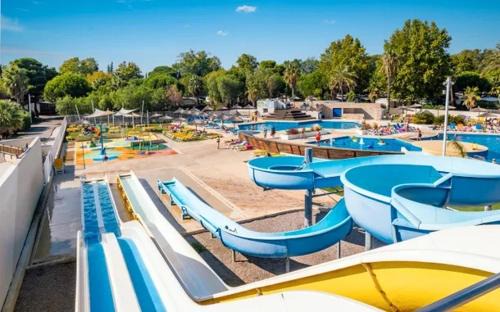 Mobile home sirène luxe Camping le Bosc 4 étoiles 3 chambres