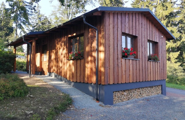 Casa de vacaciones moderna y rústica
