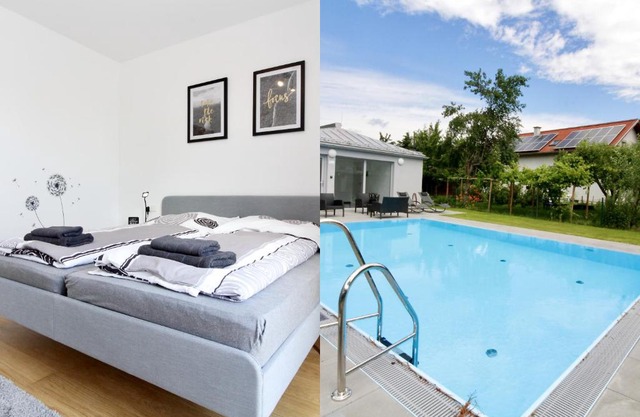 Modern Balcony Apartment with Pool close to Lake in "Donaustadt"