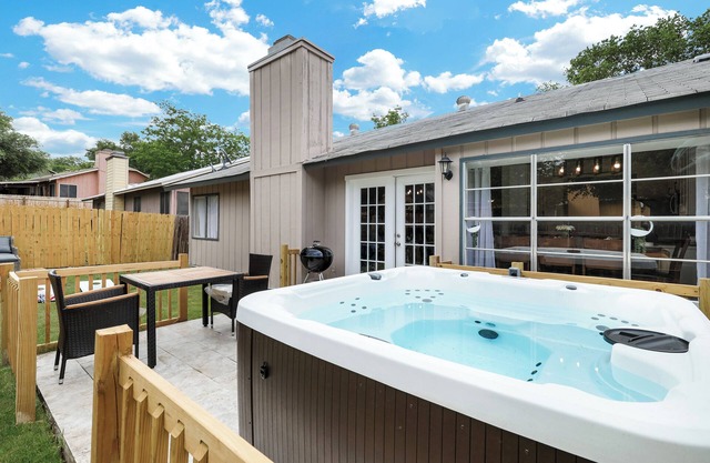 Modern Paradise | Hot Tub Game Room Swing Set BBQ