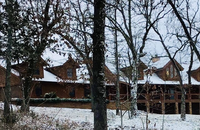 Mountain Home overlooking the White River, Boston Mountains & Valley.