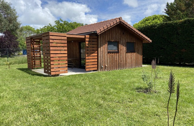 Chalet 'Ma Cabane Océan' con terraza privada, jardín privado y aire acondicionado