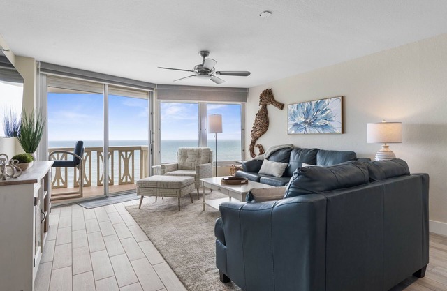 New! Direct Oceanfront Penthouse Paradise.