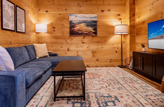 New! Hand-Stacked Log Cabin TH | Mountain Views | Short Walk to Downtown WJ