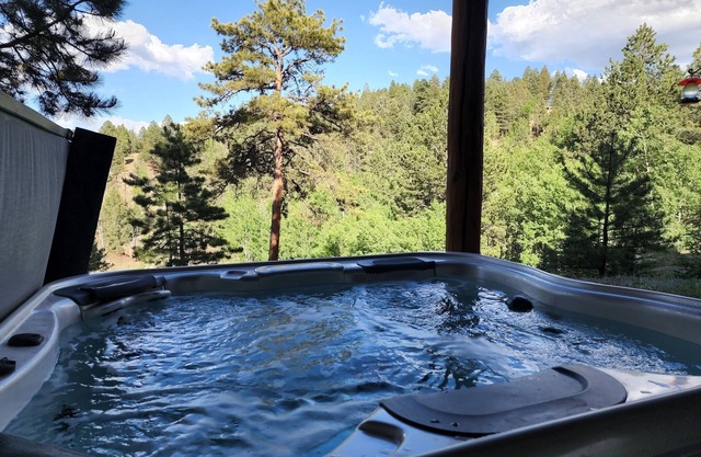 New! Secluded Guest Suite Covered Hot Tub, Private Drive, Mountain Valley Views